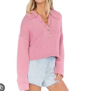 show me your mumu collared sweater